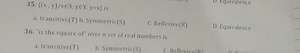 Determine the properties of the relation R = \{(x, y) \mid x \i... | Filo