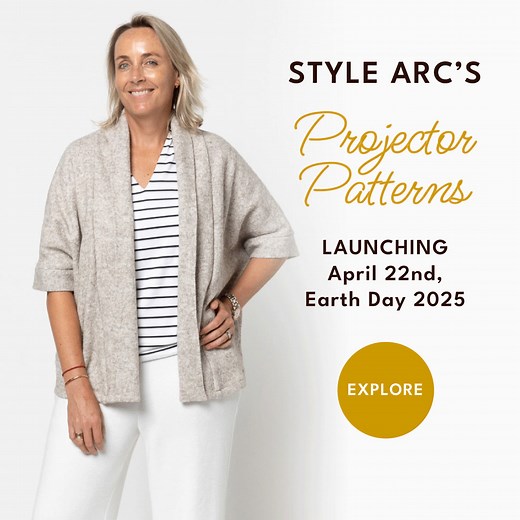 2.4K views · 12 reactions |  Go greener this Earth Day with our new Projector Patterns – a paper-free, print-free way to sew your favourite styles. From today, all new release PDF patterns will now receive a projector file format too – making it easier to sew sustainably, one stitch at a time. Explore our growing range of projector-ready patterns, and start your next make with the planet in mind. Sew smarter with Style Arc. | Style Arc sewing patterns | Facebook