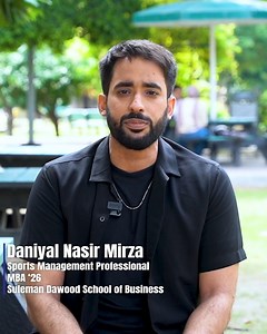 2.9K reactions · 127 shares | Daniyal Nasir Mirza, MBA '26, reflects on how his time at LUMS is becoming a truly transformative experience, exposing him to perspectives he hadn’t engaged with before. His MBA journey is helping him streamline his life and shaping him far beyond career-building. Explore the MBA programme: https://lums.edu.pk/programmes/mba | LUMS | Facebook