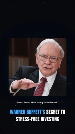 Warren Buffett’s Secret to Stress-Free Investing