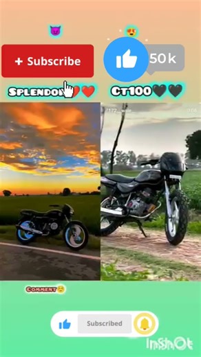 splendor vs CT 100 💯 #splendor #farming #song #attitude
