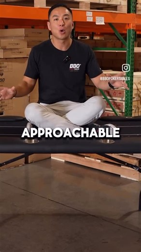 BBO Poker Tables on Instagram: "Not all folding tables are built the same. The Aces Pro breaks the rulebook. A full-size, casino-grade poker table crafted from BBO’s UltraLight Solid Wood — engineered to fold, travel, and set up fast without sacrificing stability. Under 80 lbs. Built to handle nonstop card-room action. This is precision, obsession, and smart design — all in one table."