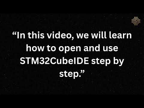"STM32CubeIDE – Opening & Basic Usage"