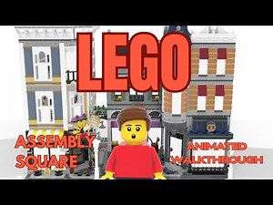 LEGO Assembly Square 10255 Detailed Build & Animated Walkthrough