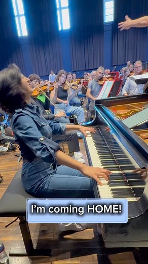 10K views · 475 reactions | THIS was SURREAL: after months of hard work, corrections, markings, practicing solo…to hear Enescu’s Fantaisie for the VERY first time with the mighty Philharmonia Orchestra & Santtu-Matias Rouvali! A DREAM COME TRUE! See you at the George Enescu Festival on 28 August. I’m coming HOME! | Alexandra Dariescu | Facebook