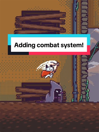 I'm finally adding the sprite animations of my character for the combat system of my game. Here's the ground hits! I'm almost there with the flying ones. What else would you like to see? The game is called A Rooftop Tale, a narrative-driven semi-platformer metroidvania with pets set in a flooded countryside. #indiegame #gamedev #indiedev #pixelart