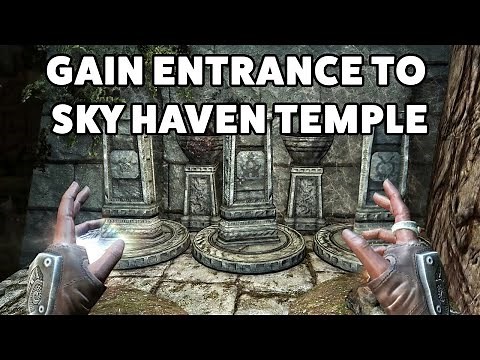 Skyrim - Alduin's Wall - Gain entrance to Sky Haven Temple