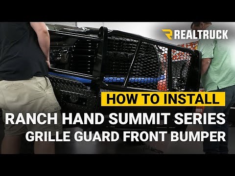 How to Install Ranch Hand Summit Series Grille Guard Front Bumper on a 2020 Ram 2500