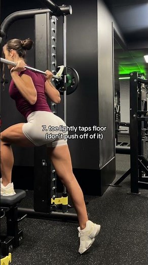 how to: smith machine step ups to build big & round glutes