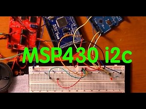 TI MSP430 Launchpad i2c communication with Arduino Mega 2560