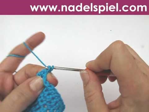 Häkeln lernen * Krebsstich * feste Maschen