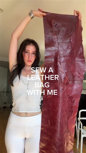 Sew a Leather Bag With Me | Easy Couture Leathercraft Project