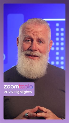 Zoom on Instagram: "Watch our latest "Got a Minute?" episode as Patrick Kelley highlights the most exciting Zoom updates announced earlier this month at Zoomtopia 2025. From AI Companion 3.0 to $10M in AI education grants and much more, you’ll want to see this. ✨ Click the link in bio to dive into the full replay. 🔗"