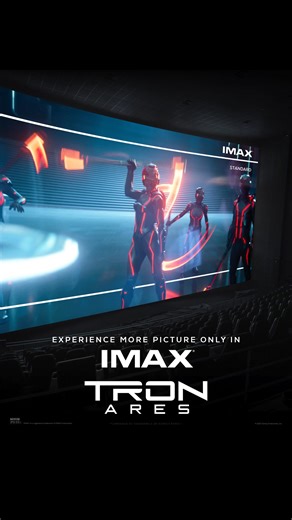 Tron: Ares is #FilmedForIMAX. Enter the grid in IMAX's Exclusive Expanded Aspect Ratio on October 10! | Cinemark