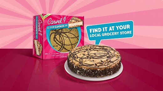 🍦 🍪 🎂=😍! The new Carvel Ice Cream Cookie Cake is the perfect cake for every occasion! Find it at your local grocery store! | Carvel Ice Cream