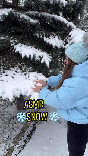 Relaxing ASMR Snow Experience in a Winter Wonderland