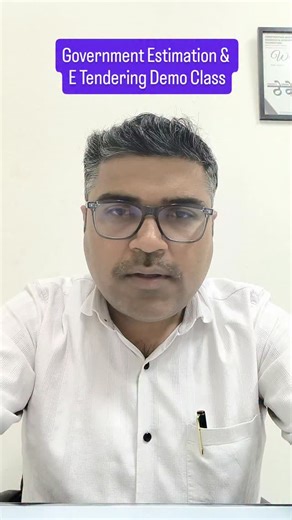 CivilEngineering Instituteofit on Instagram: "🎓 1st Day Demo Lecture – E-Tendering & Government Estimation 📢 Golden Opportunity to attend Live Session of Pravin Mundhe Sir 👷‍♂️ Learn practically how to apply, bid & win government tenders and prepare professional estimates! 💻 Join from the given links E Tendering 1st Day : https://rzp.io/rzp/etenderingdemo Govt. Estimation 1st Day : https://rzp.io/rzp/govtestimationdemo 📱 or PhonePe your registration fees on 9112078534 🕘 Live Session 💰 Dem