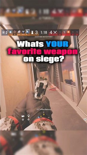 whats your favorite weapon in siege ?