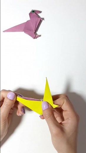Origami Dinosaur | How to Make an Origami Dinosaur Simple?