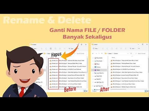 Cara cepat mengedit Nama File atau Folder Banyak Sekaligus