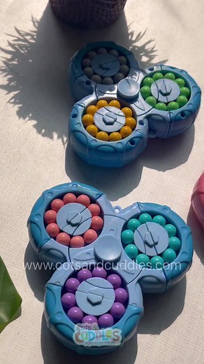 3.4K views · 20 reactions | Triangle Rotating Puzzle & Spinner Magic Bean Fingertip Toy | Cots & Cuddles | Facebook