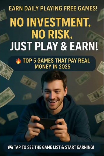 Top 5 Free Games That Pay Real Money in 2025 💸 | No Investment Needed!