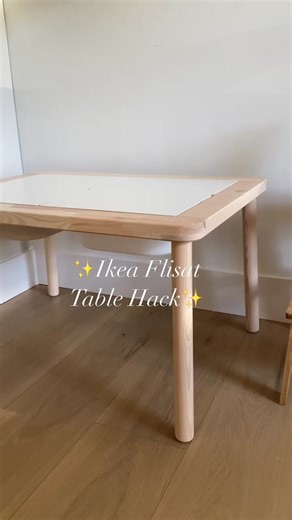 DIY Ikea Flisat Sensory Table to Drawing Table Hack