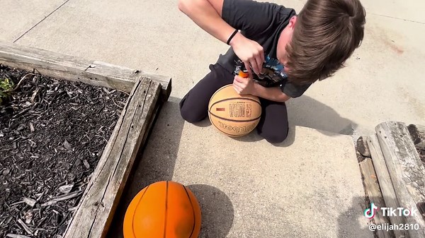 Exploding Basketball Prank: Unexpected Results and Laughter