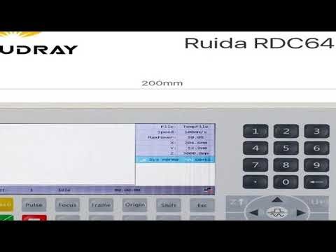 Cloudray CO2 Laser Controller Panel for Ruida RDC6445G RDC6442S RDC6432G RDC6332G/M RDLC320-A CNC
