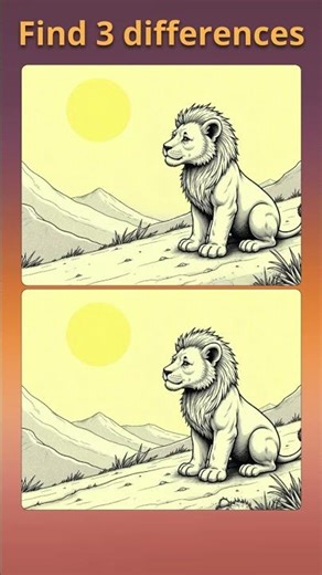 Find 3 Differences – Spot the Difference Challenge – Part № 1059 #Shorts #Challenge