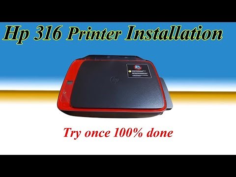 How To Install Driver Hp Ink Tank 316 || Hp 310 Printer and Scanner Driver Download