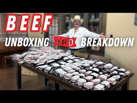 We Got Our Beef Back from the Butcher! Full Unboxing & Pound‑by‑Pound Breakdown