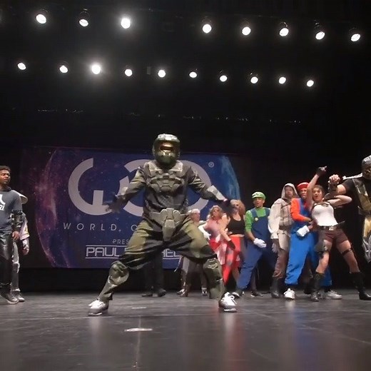 "Up Up, Down Down, Left Right, Left Right, BA, Select, Start" | World of Dance