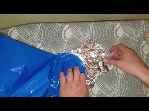 LifeHack: How to fix inflatable plastic balloon without glue. READ DESCRIPTION.