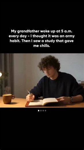 1. Most men react to the world by checking phones, spiking stress before their feet hit the floor. My grandfather sat on the porch for 15 minutes instead. MIT research shows this window calibrates your cortisol. Catching it in silence keeps the day under your control. 2. Biological aging is a choice. Copenhagen data shows men who rise 90 minutes before sunrise have 27% lower inflammation markers. My grandfather rose at 4:58 am daily without an alarm. He said, “Morning heals you, but only if you’