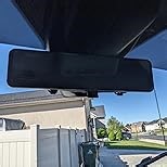 4K Rear View Mirror Camera with Carplay & Android Auto: 11.26" Smart Touch Screen Mirror Dash Cam Front and Rear with Voice Control, Parking Monitor, Reverse Assist for Car Truck SUV Van (64GB Card)