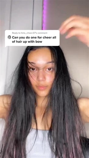 Easy Hairstyles for Cheerleading Tutorial | Fall Aesthetic 🎀