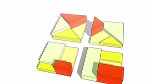 Abstract Composition Geometric Shapes Volumetric Architectural Stock Footage Video (100% Royalty-free) 1108548735 | Shutterstock