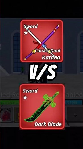Cdk 🥶 🆚 Dark Blade V2 #roblox #bloxfruits