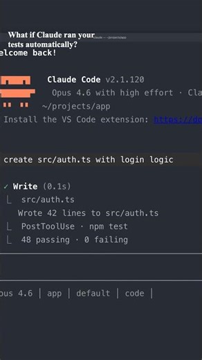 Hooks: Auto-Run Code After Every Edit #shorts