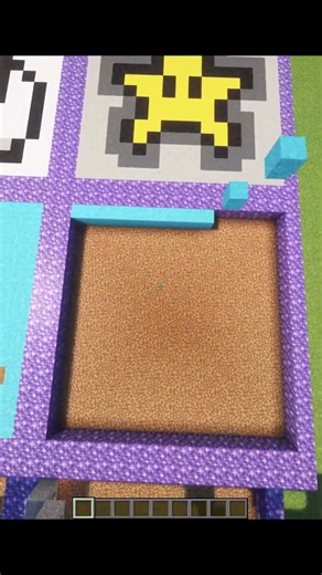 Satisfying Sand Art In Minecraft ! Making Heart Eye Pixel Art #shorts #minecraft #gaming