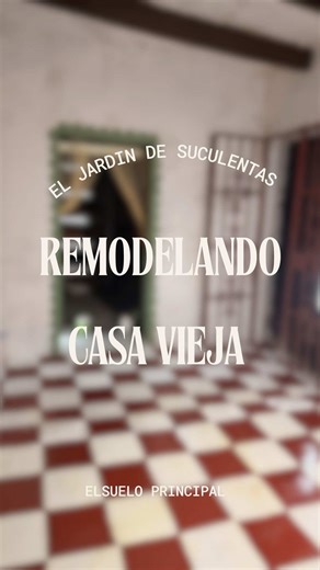 Remodelación de suelo principal en proceso