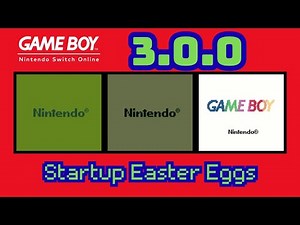 Game Boy Startup Easter Eggs (Switch Online)