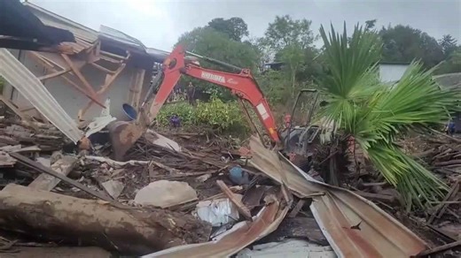 Four dead and five missing from Typhoon Kajiki landslides in northern Thailand