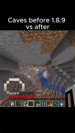 Minecraft caves were different back then