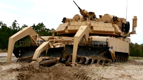 M1150 ABV | Assault Breacher Vehicle / Mine- and explosives-clearing vehicle
