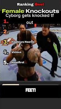 Ranking Best Female Knockouts #ranking #sports #boxing #mma #knockout