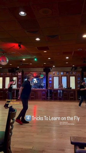 Step Labs on Instagram: "⚡️4 Steps to Pick Up Any Line Dance on the Fly✨ 1️⃣ Don’t panic. Yes, it’s new. Yes, it’s fast. Yes, you’ll survive. Take a breath, stand tall, and let your brain catch up. You got this. ⚡️ 2️⃣ Body-mirror someone you trust. Find one confident dancer and lock in. Match their direction, match their timing, match their vibe. Pretend you’re their reflection — don’t look at the whole room. 3️⃣ Don’t overthink — use the basics you already know. Line dancing is just walking + 