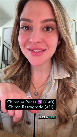 Chiron in Pisces / Chiron Retrograde in the Birth Chart ✨ #astrologytiktok #birthchart #readings #zodiacsigns #chiron