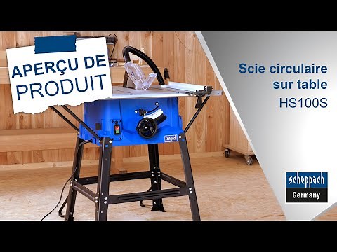 Scie circulaire sur table - HS100S